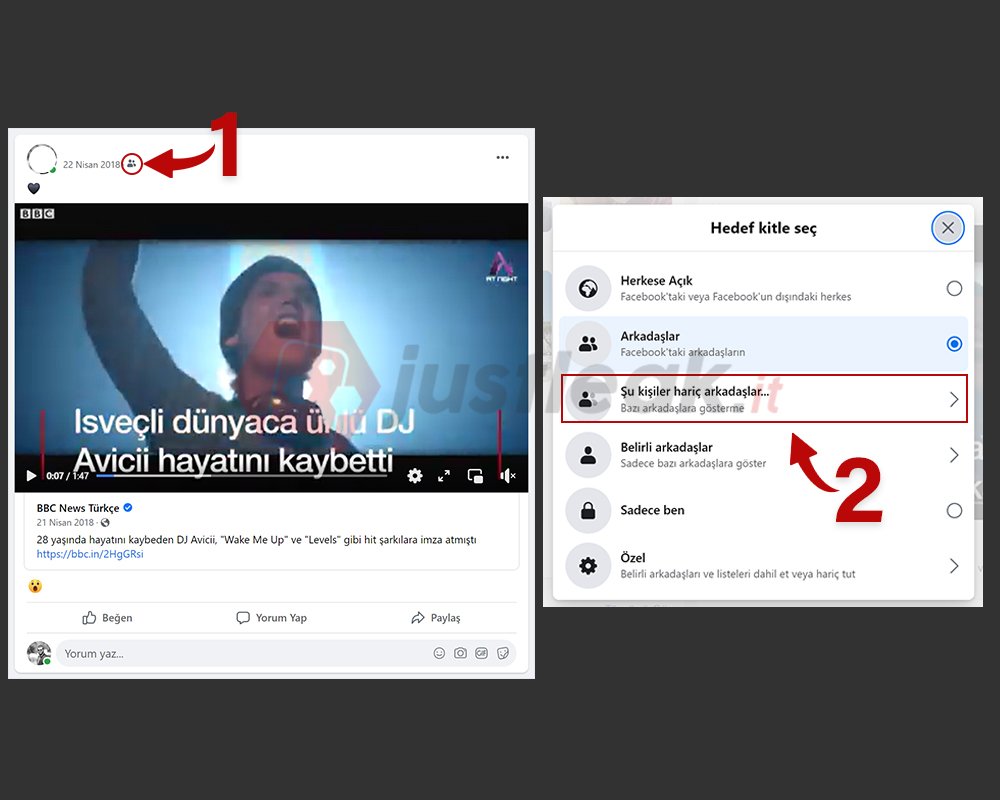 facebook arkadaşlar gizlilik ayarı